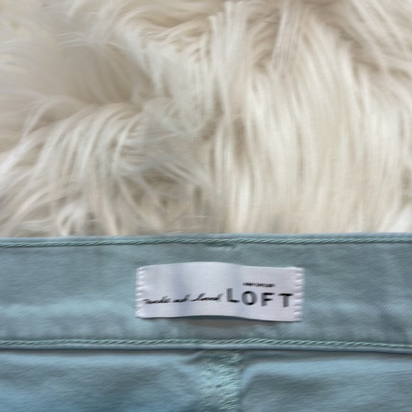 LOFT Modern Skinny Jean in Light Aqua - Picture 5 of 7
